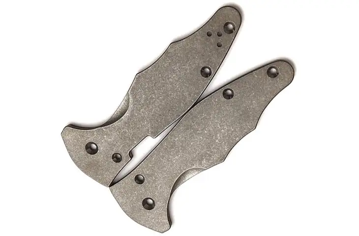 Flytanium Yojimbo 2 Handle Scales Ti Fixed Blade Knife